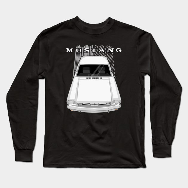 Mustang 1966 - White Long Sleeve T-Shirt by V8social